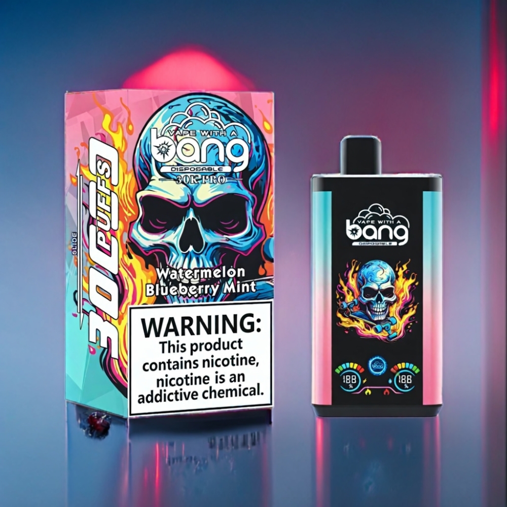 Bang 30K Pro 36ml Engros Danmark Vandmelon & Blåbær Mynte
