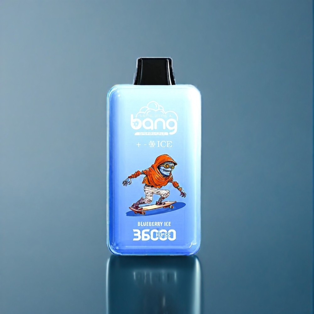 Bang 36000 Engros Danmark Blåbær Is Disposable Enhed 36ml