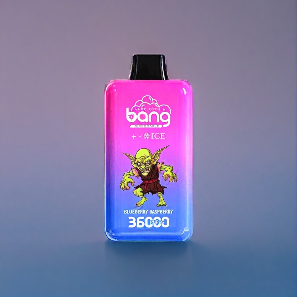 Bang 36000 Ice Level Engros Danmark Engangsdevice Blåbær Hindbær 36ml