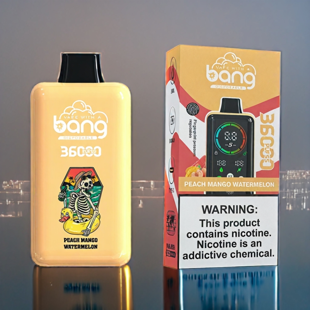 Bang 36000 Power Engros Danmark Fersken Mango Vandmelon 36ml