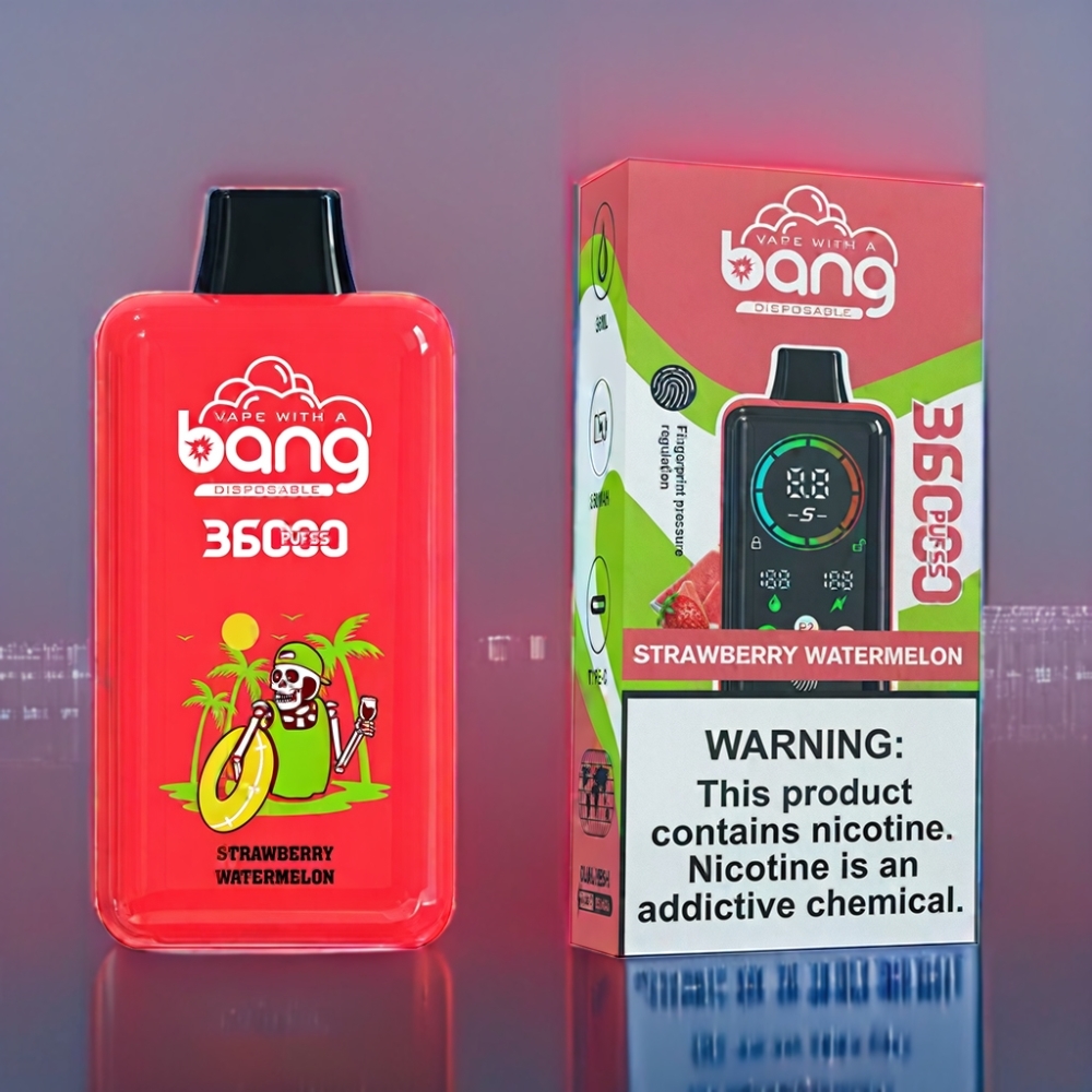 Bang 36000 Power Engros Danmark Jordbær Vandmelon 36ml