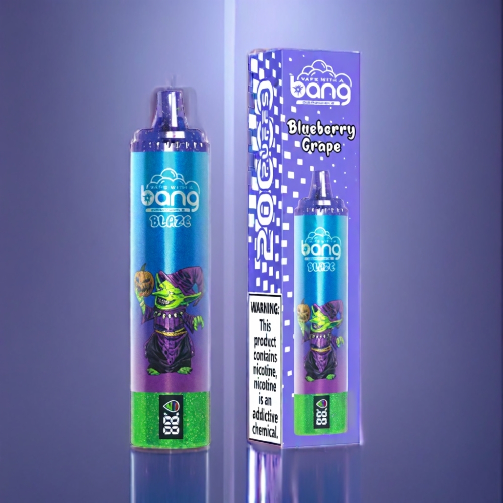 Bang Blaze Tornado 20000 Puffs Engros Danmark Type-C Blåbær Drue
