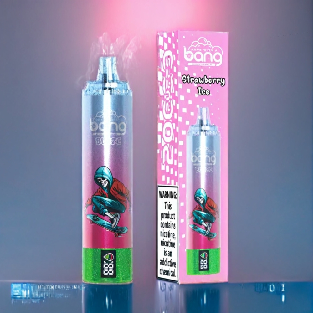 Bang Blaze Tornado 20000 Puffs Engros Danmark Type-C Jordbær Is