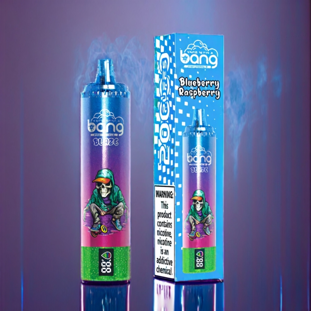 Bang Blaze Tornado 20000 Puffs Engros Danmark Type-C Ladbar Blåbær Hindbær