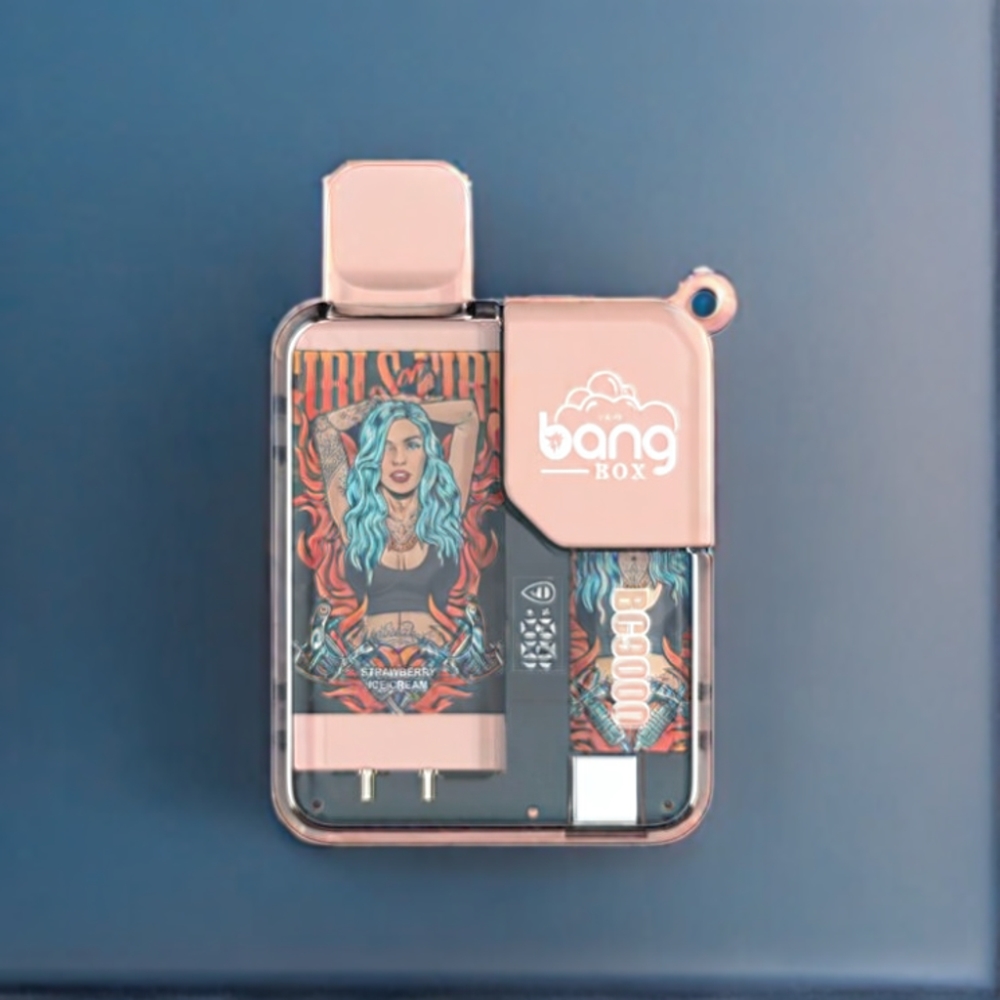 Bang Box 9000 Puffs Engros Danmark Disposable Jordbær Iscreme Type-C