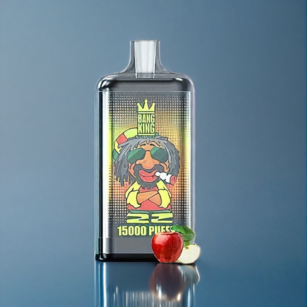 Bang King 15000 Puffs Engros Danmark Dobbelt Æble Farverig Design