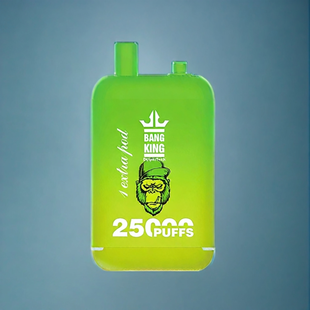 Bang King 25000 Puffs Engros Danmark Sur Æble Is med 46ml