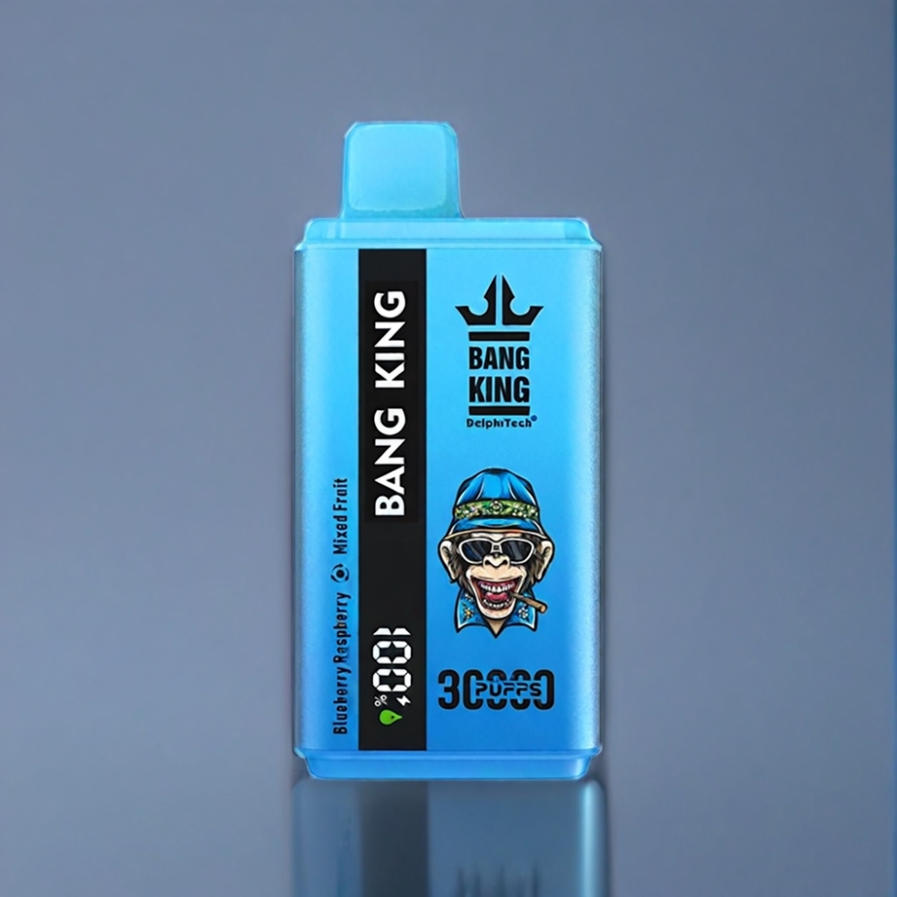 Bang King 30000 Puffs 36ml Engros Danmark Blåbær Hindbær Blandet Skimmel Frugt
