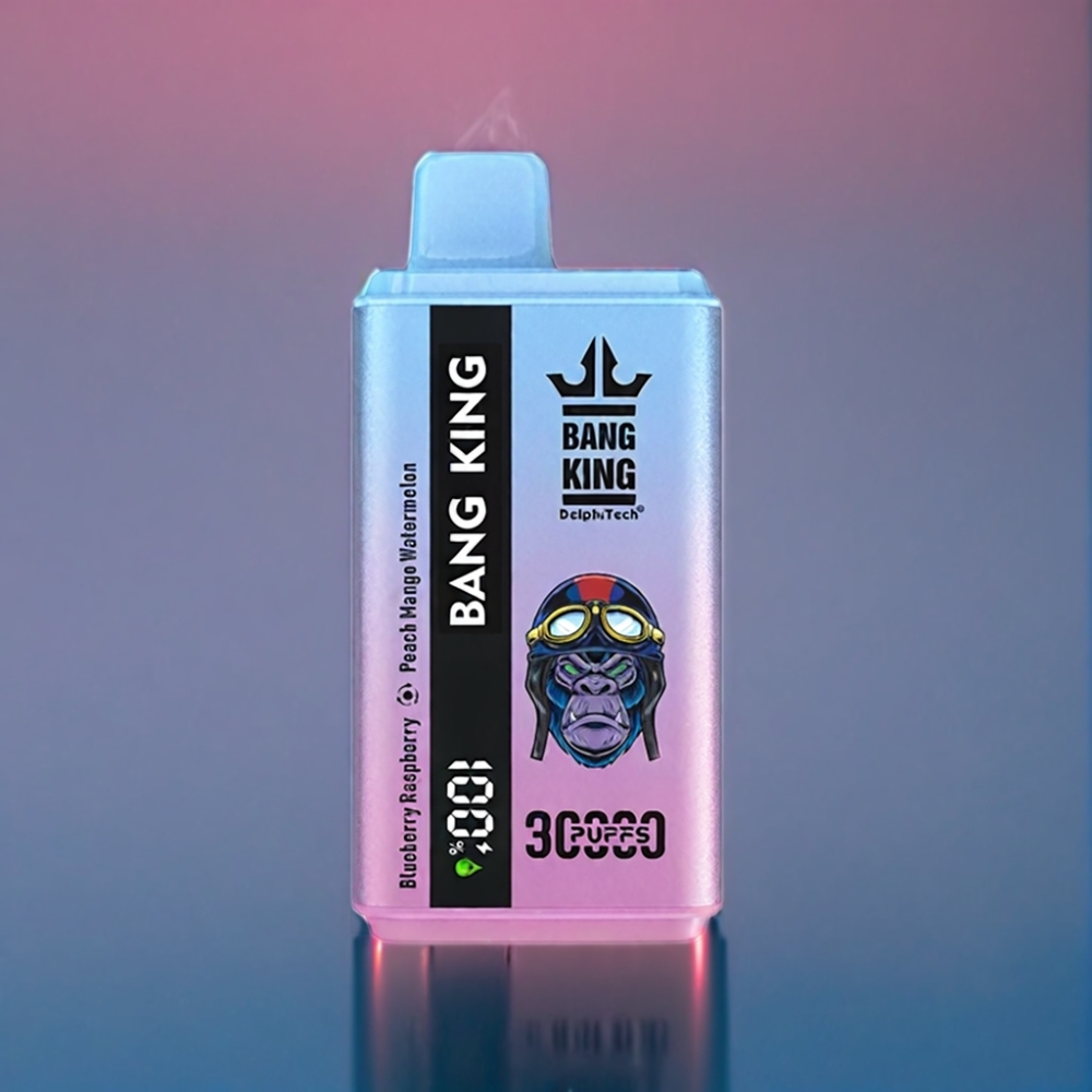 Bang King 30000 Puffs 36ml Engros Danmark Blåbær Hindbær Fersken Mango Vandmelon