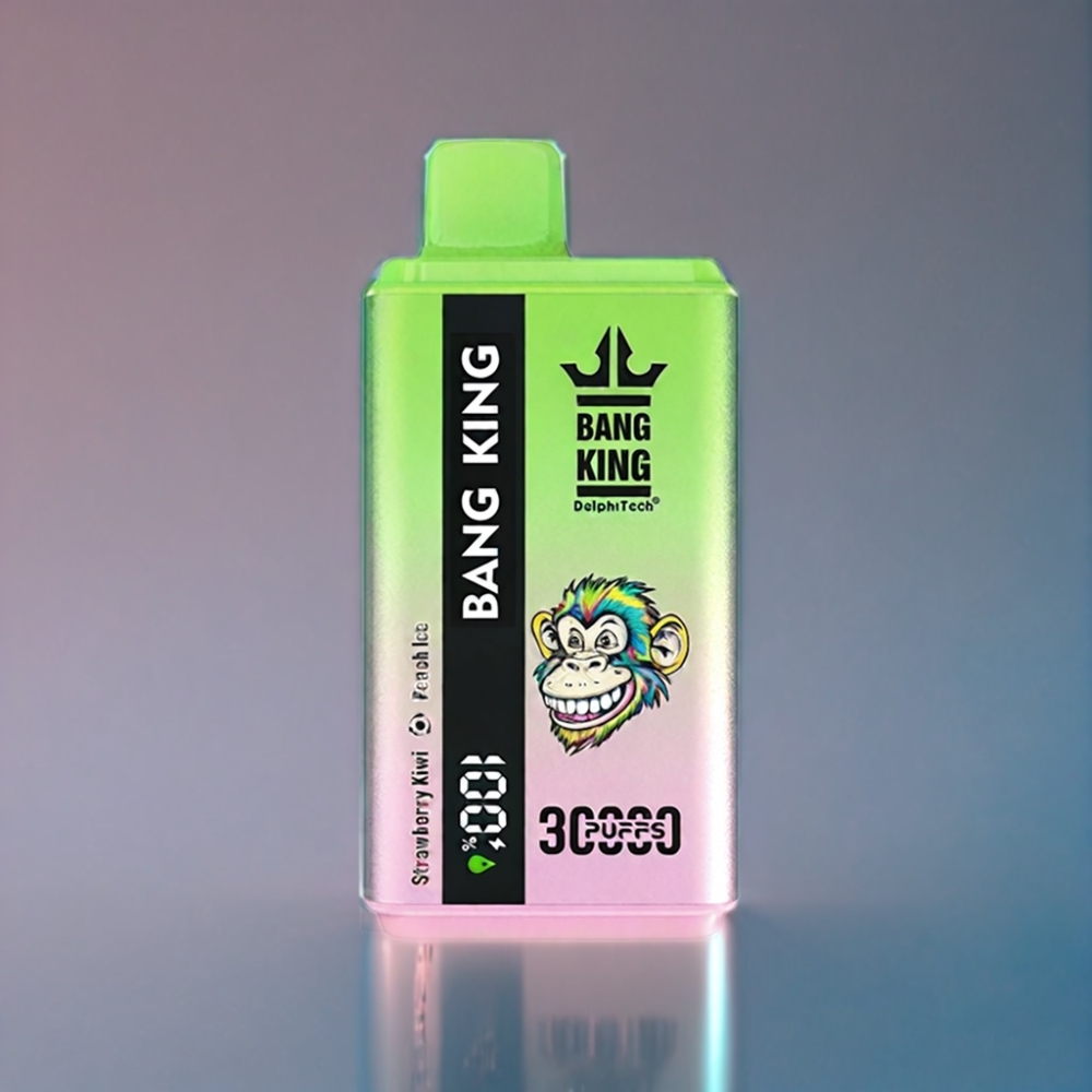 Bang King 30000 Puffs 36ml Engros Danmark Jordbær Kiwi Fersken Is