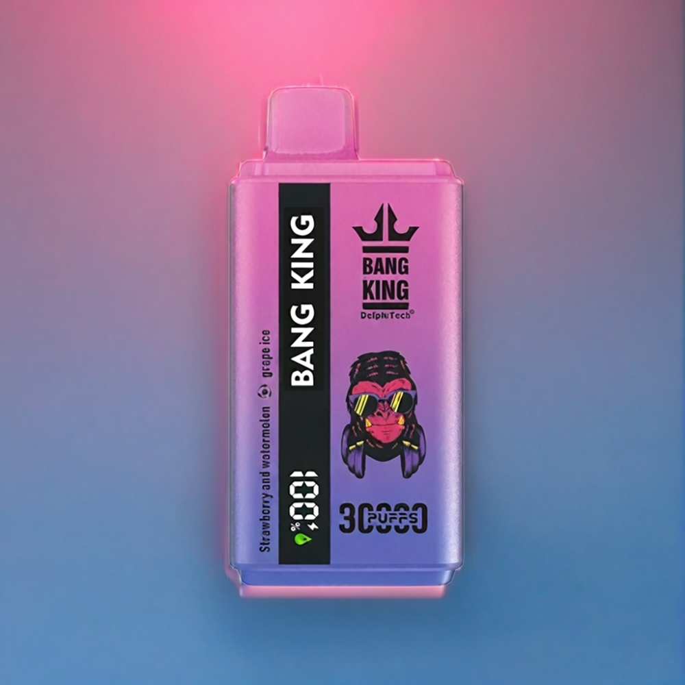 Bang King 30000 Puffs 36ml Engros Danmark Jordbær Og Vandmelon Is