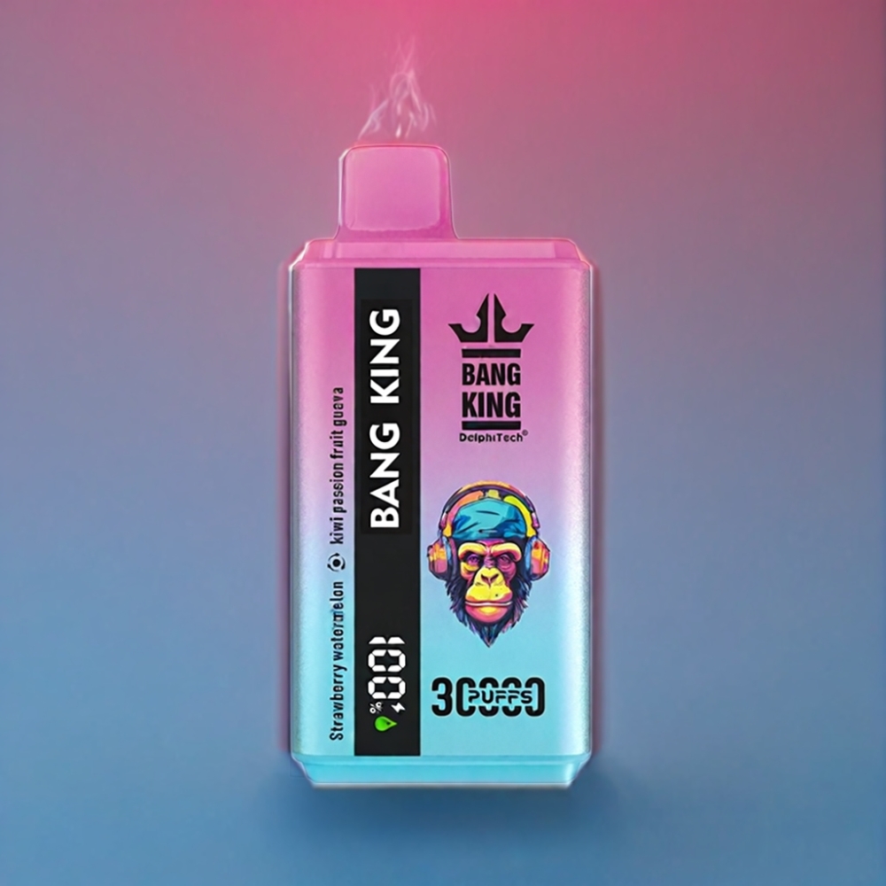Bang King 30000 Puffs 36ml Engros Danmark Jordbær Vandmelon Kiwi Passionsfrugt Guava