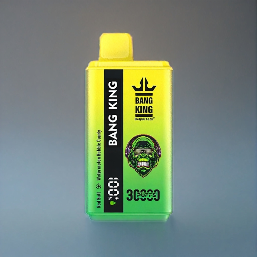 Bang King 30000 Puffs 36ml Engros Danmark Rød Tyr Vandmelon Bobbel Slik
