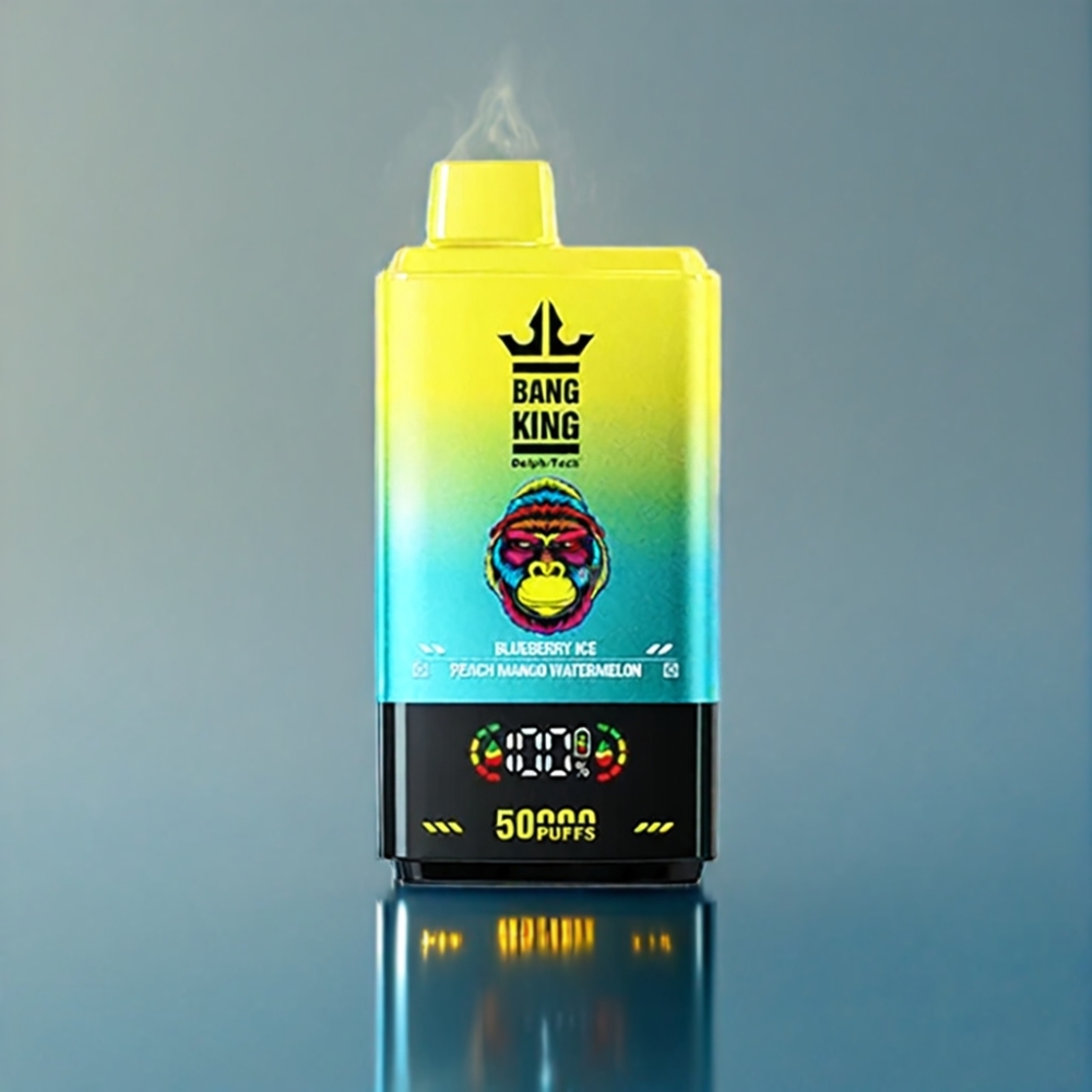 Bang King 50000 Engros Danmark 50ml Blåbær Is Fersken Mango Vandmelon