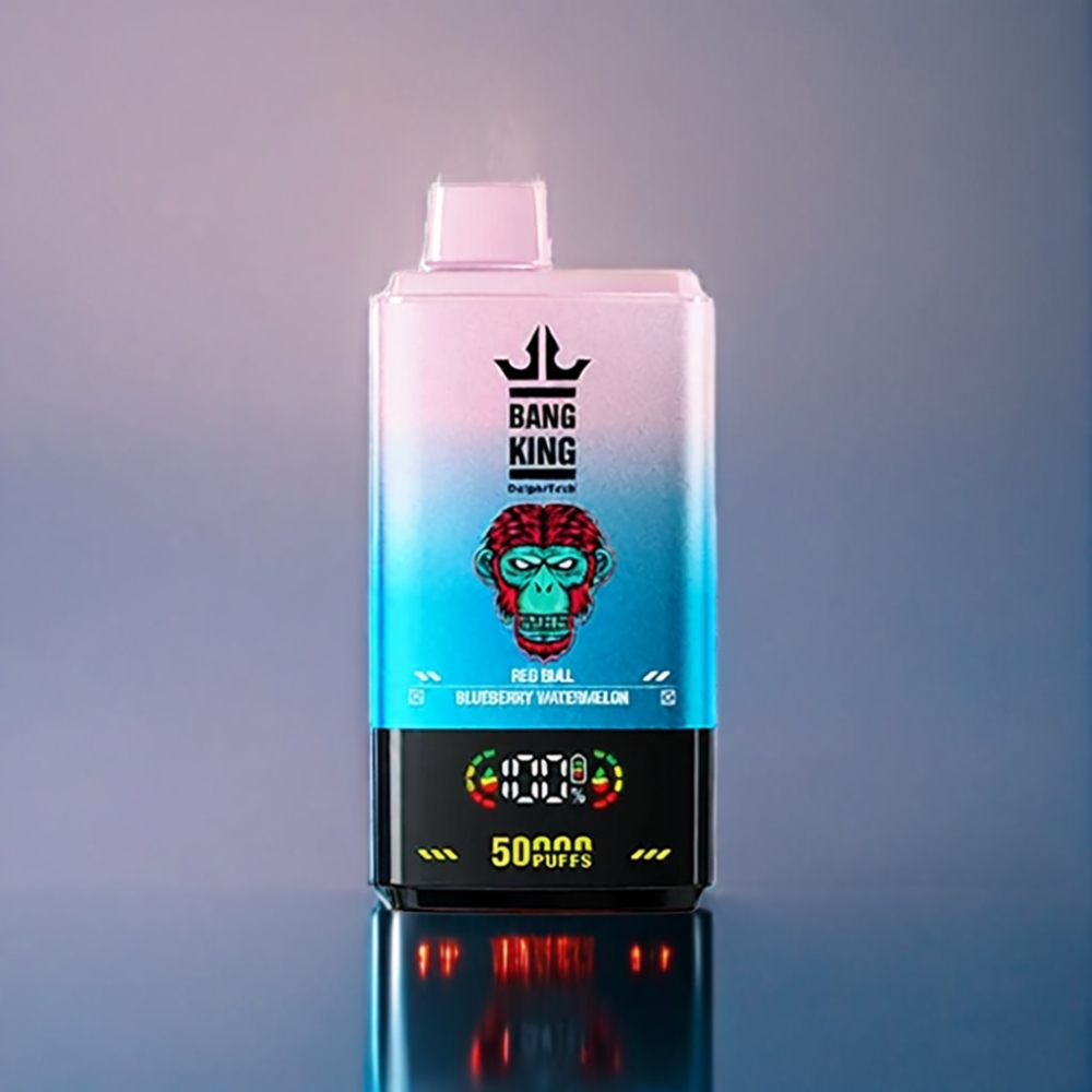Bang King 50000 Engros Danmark 50ml E-væske Rød Tyr Blåbær Vandmelon