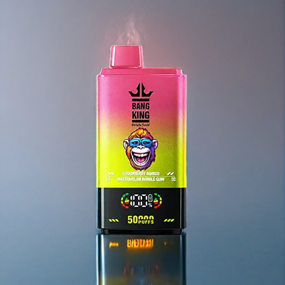 Bang King 50000 Engros Danmark 50ml Jordbær Mango Vandmelon Bubble Gum