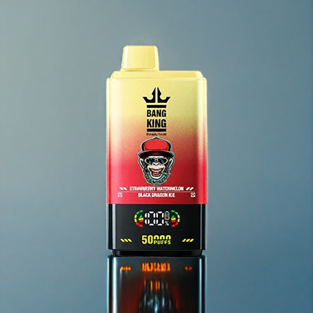 Bang King 50000 Engros Danmark Bær Vandmelon Sort Drage Is 850mAh