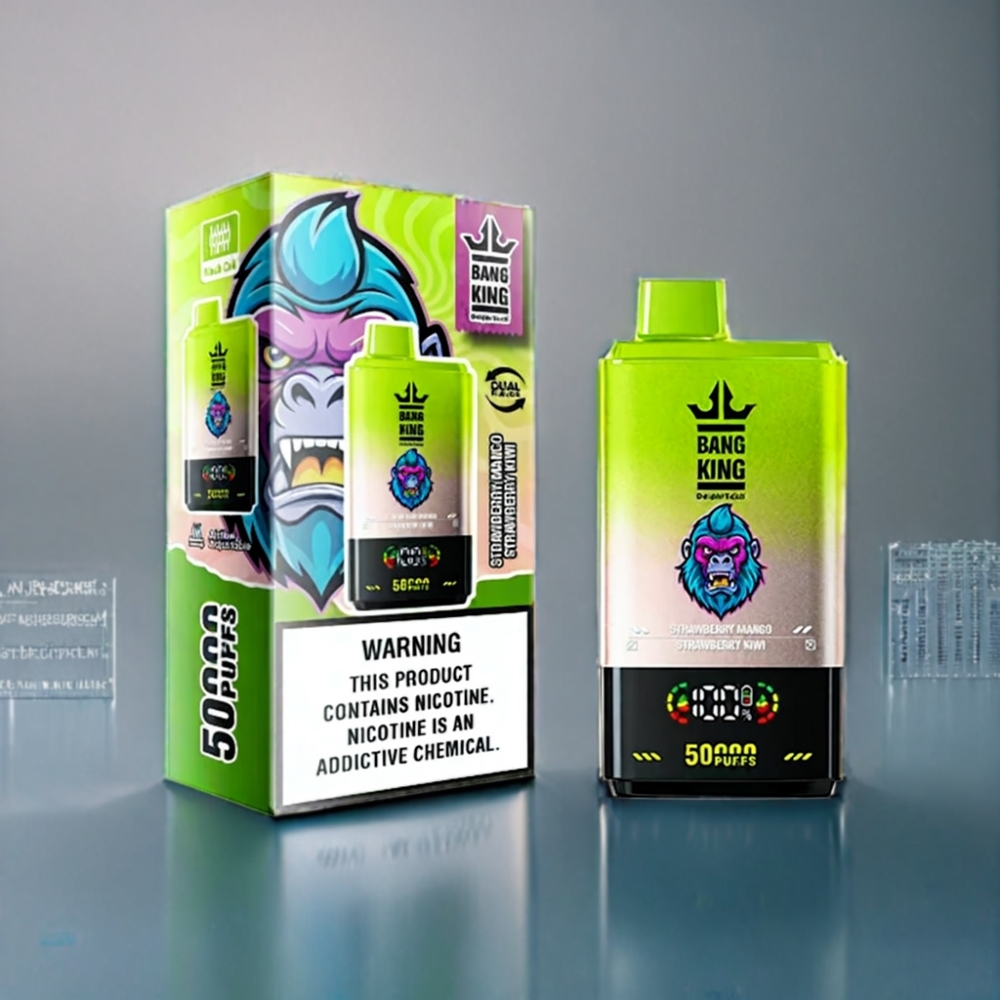 Bang King 50000 Engros Danmark Jordbær Mango Jordbær Kiwi 50ml