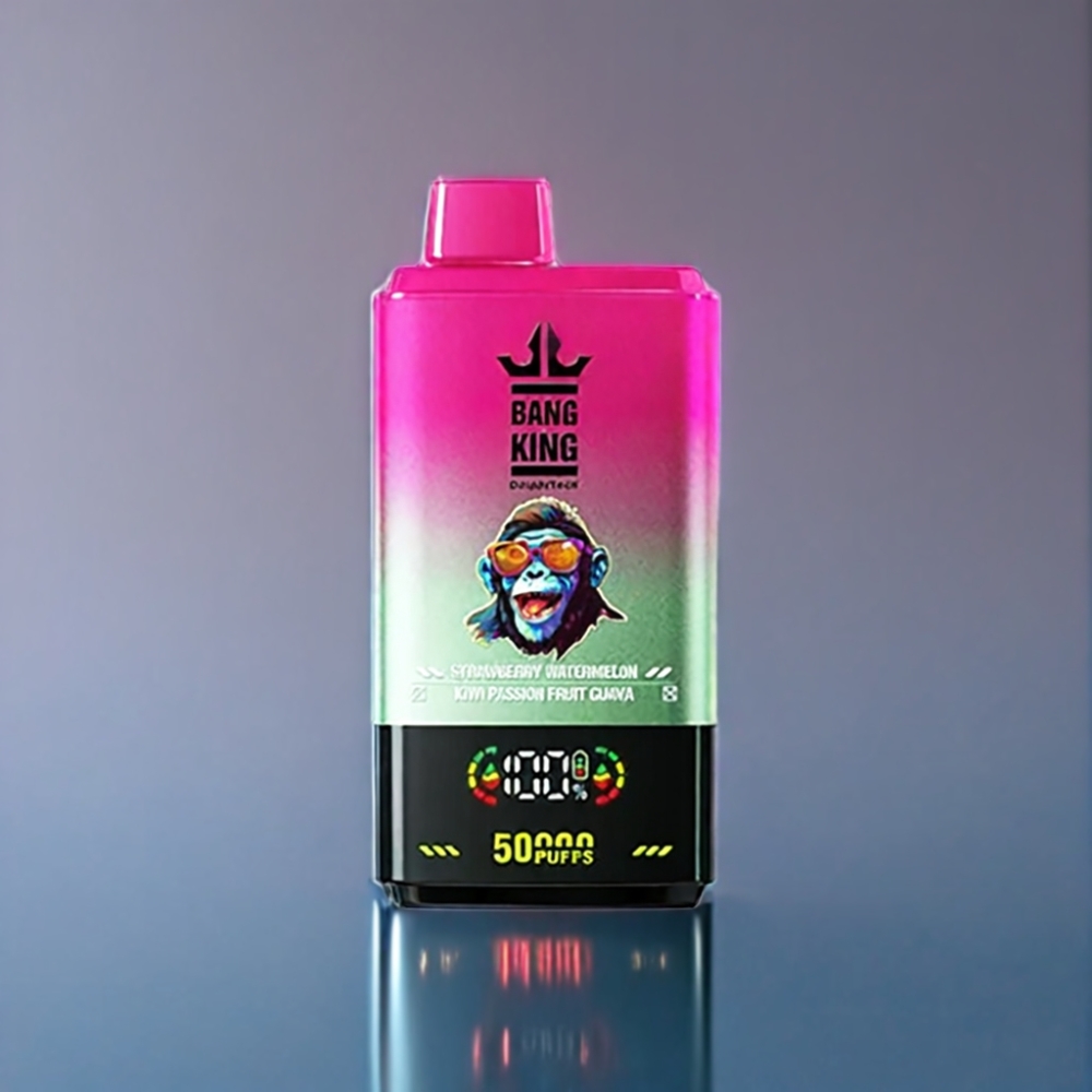 Bang King 50000 Engros Danmark Jordbær Vandmelon Kiwi Passionsfrugt Guava 50ml
