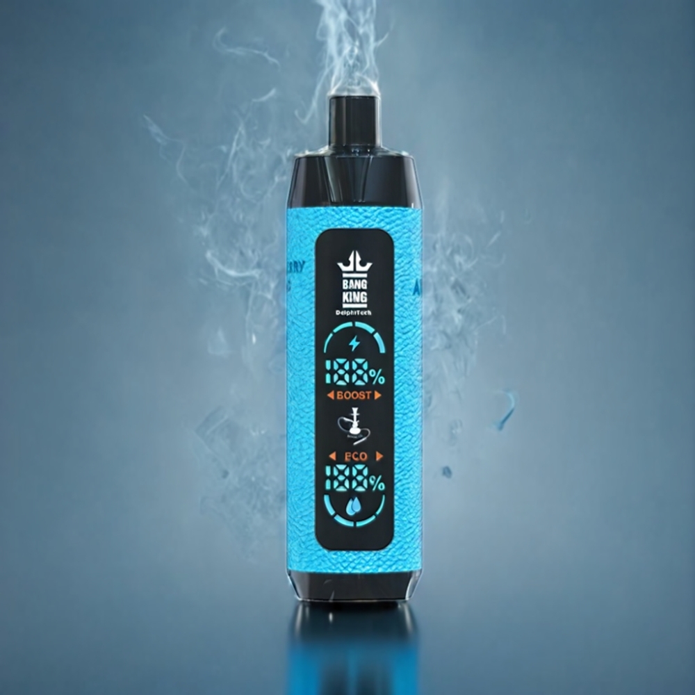 Bang King Shisha 25000 Puffs 30ml Blå Hindbær Lemon Engros Danmark