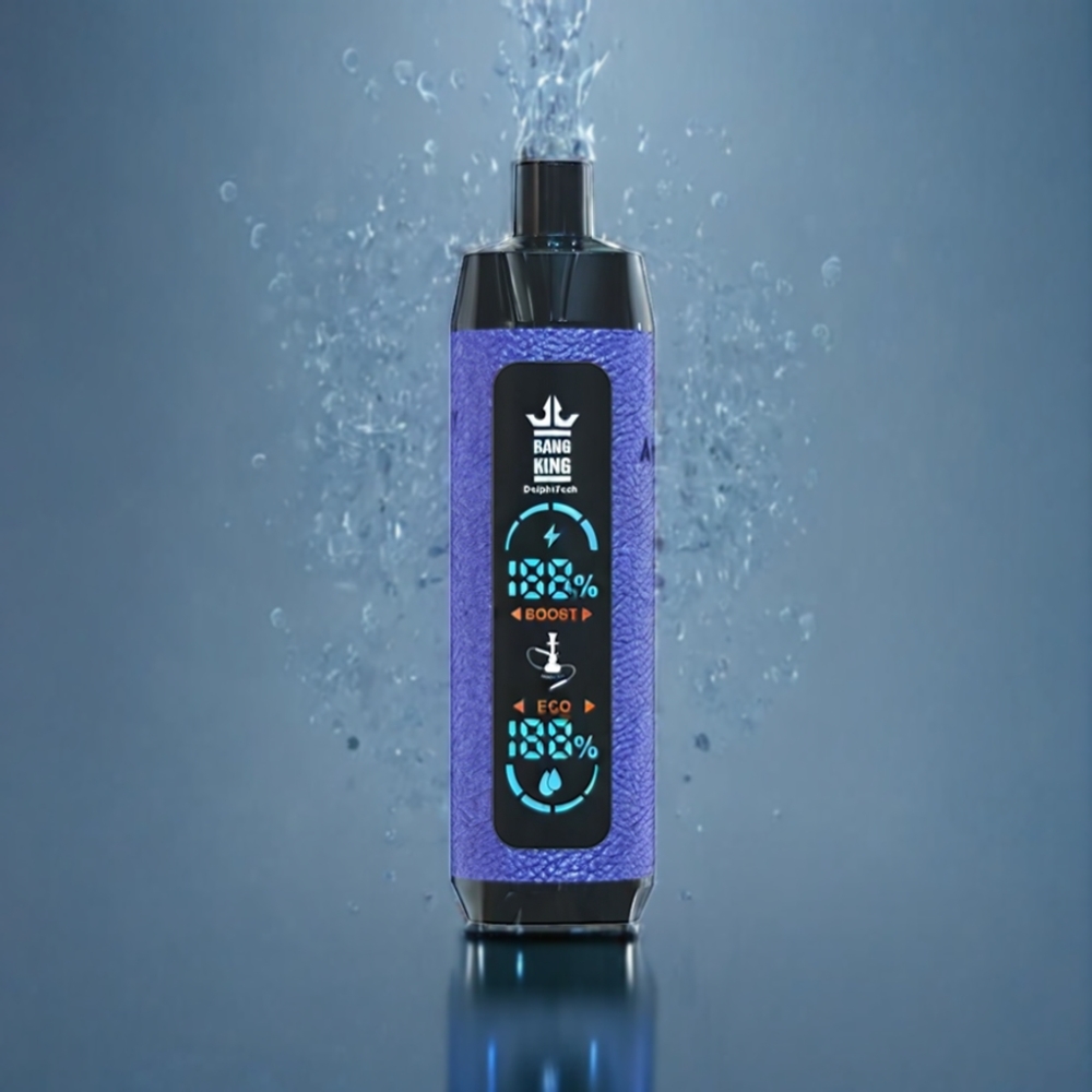 Bang King Shisha 25000 Puffs 30ml Blåbær Drue Engros Danmark