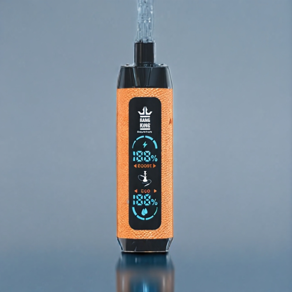 Bang King Shisha 25000 Puffs 650 mAh Engros Danmark Fersken Is