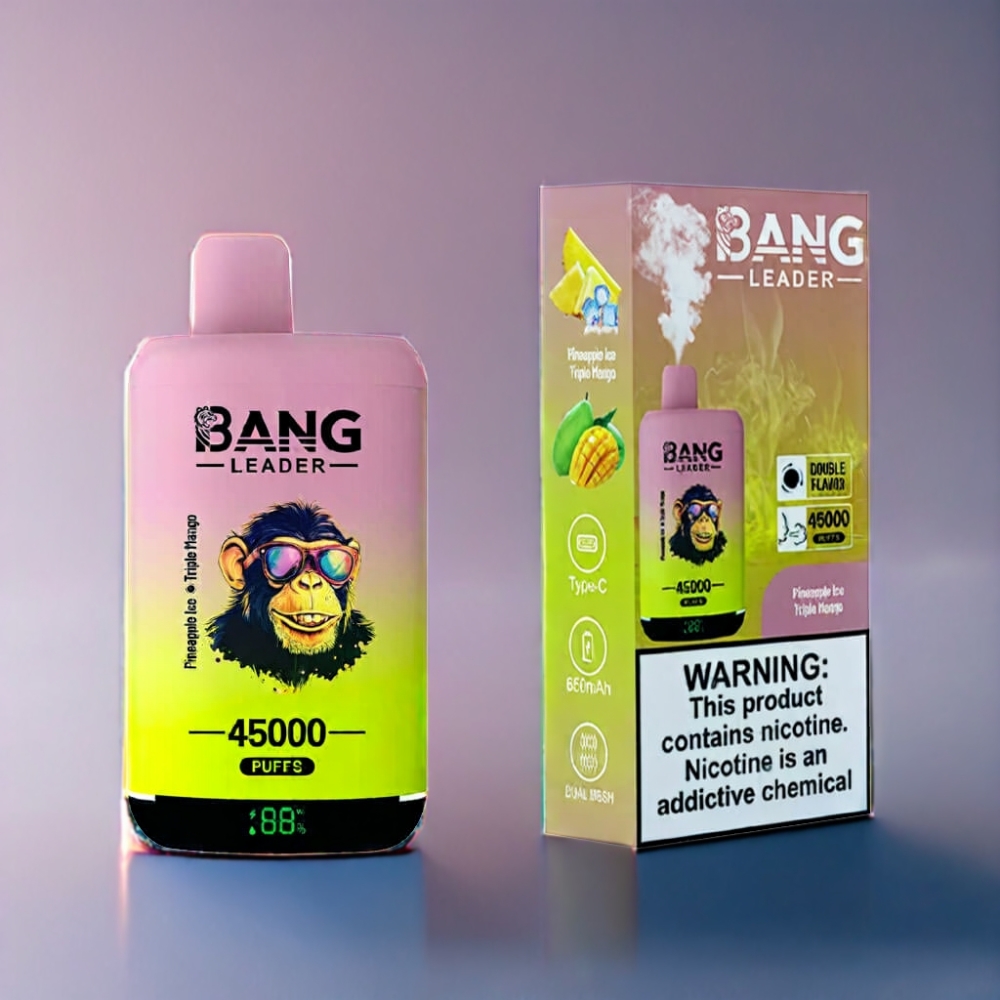 Bang Leader 45000 Puffs Engros Danmark Ananas Is Triple Mango 5% Nikotin