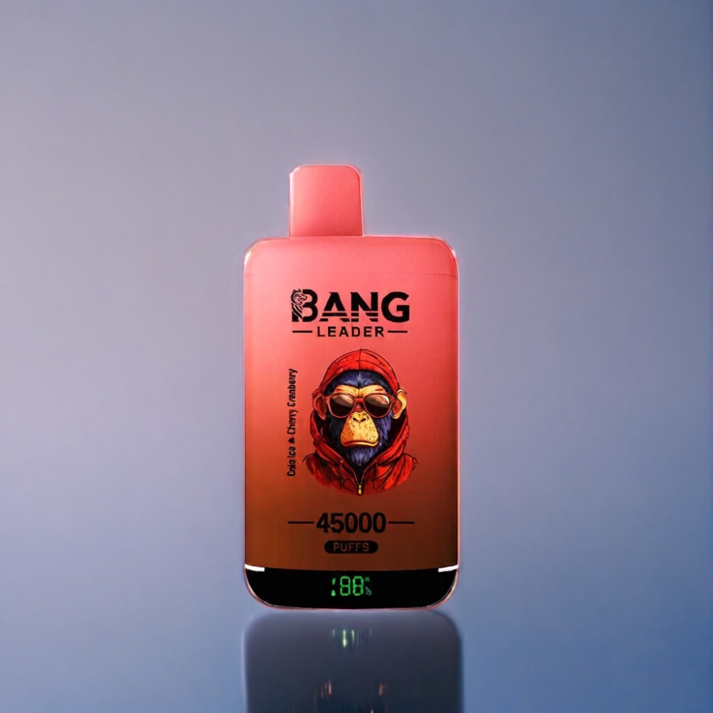 Bang Leader 45000 Puffs Engros Danmark Dual Smag 2-i-1 Cola Is Kirsebær Tranebær