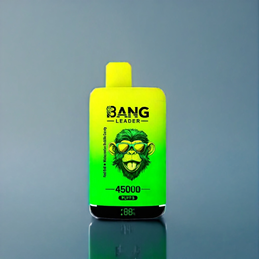 Bang Leader 45000 Puffs Engros Danmark Rød Tyr Vandmelon Bobbel Slik Dual Flavor