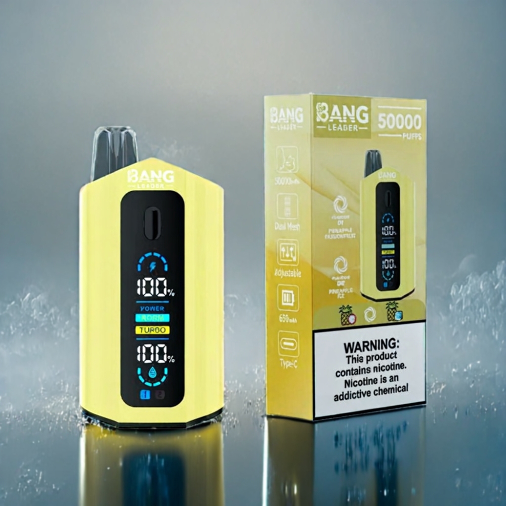 Bang Leader 13400mAh Engros Danmark Ananas Passionsfrugt Ananas Is 50000 Puffs