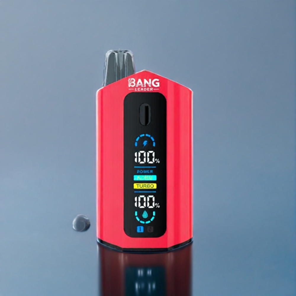 Bang Leader 50000 Puffs Engros Danmark Jordbær Hindbær Kirsebær Is Kirsebær 13400mAh