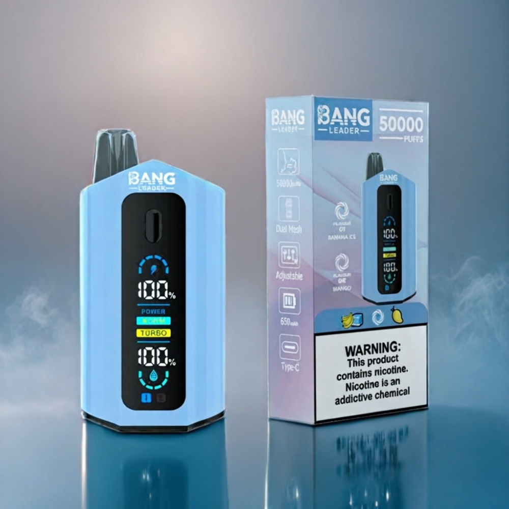 Bang Leader 50000 Puffs Engros Danmark Type-C Banan Is Mango
