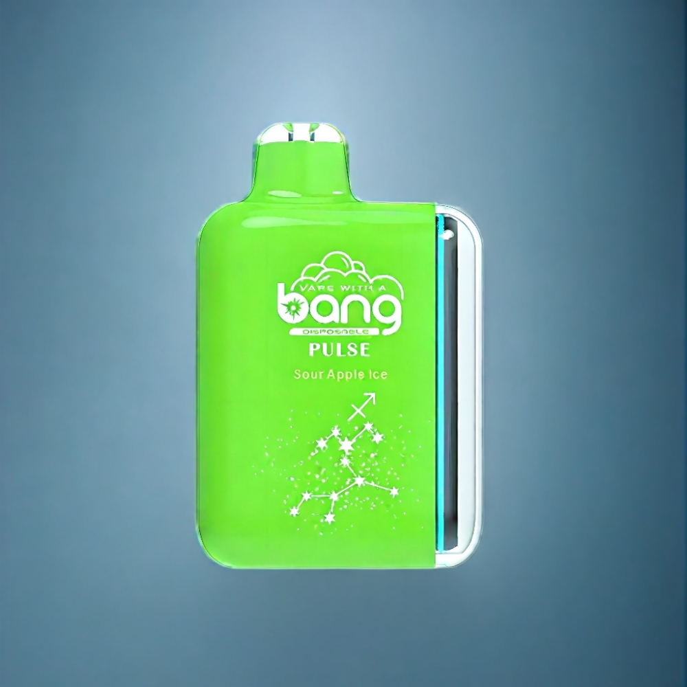 Bang Pulse 18000 Puffs Engros Danmark 650mAh Bærbar Vape Sur Æble Is