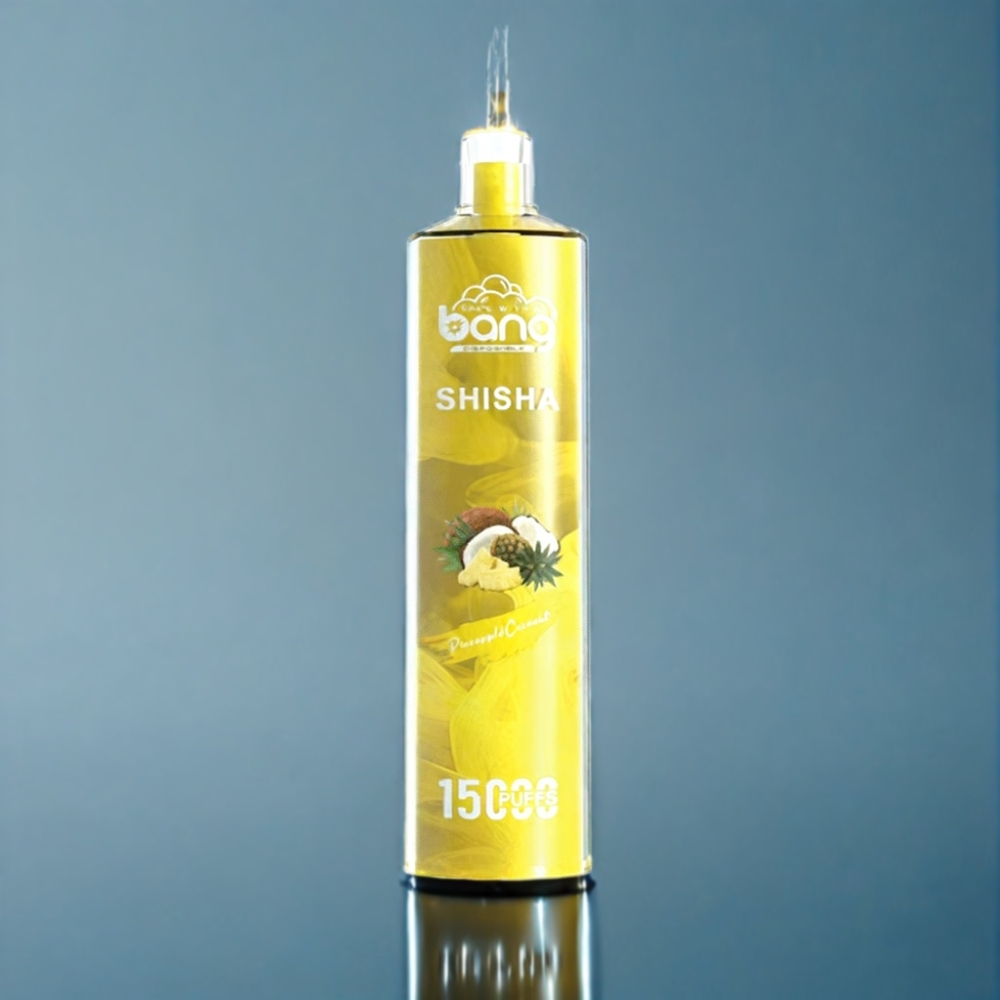 Bang Shisha 15000 Puffs Engros Danmark Ananas Kokos Type-C Opladning