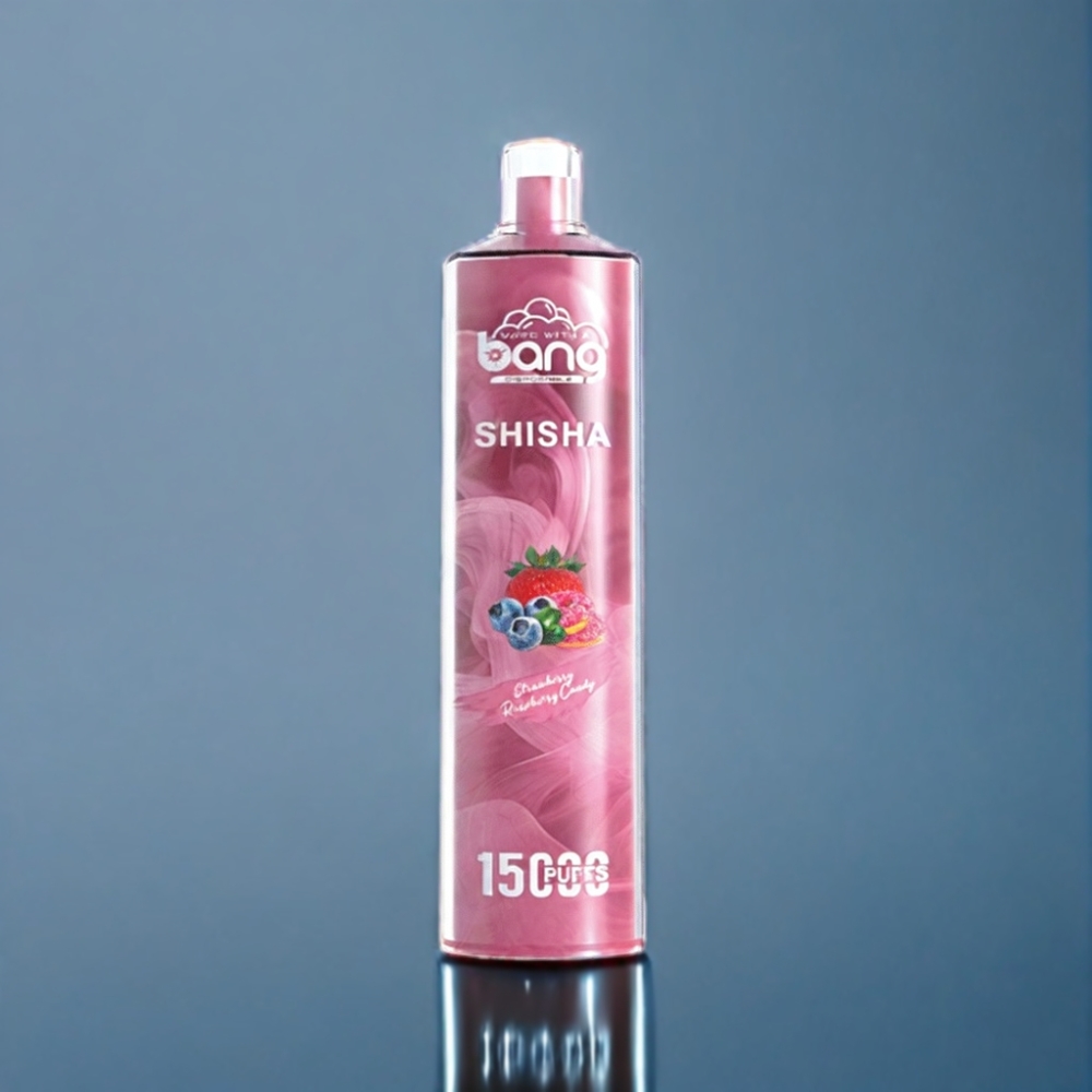 Bang Shisha 15000 Puffs Engros Danmark Type-C Jordbær Hindbær Slik
