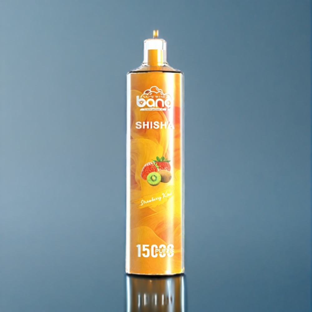Bang Shisha 15000 Puffs Engros Danmark Type-C Jordbær Kiwi