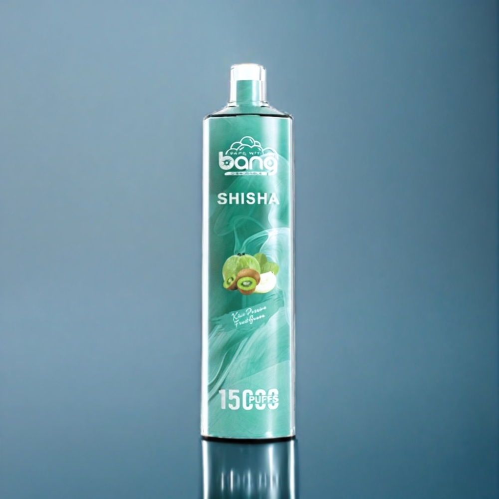 Bang Shisha 15000 Puffs Engros Danmark Type-C Kiwi Passionsfrugt Guava