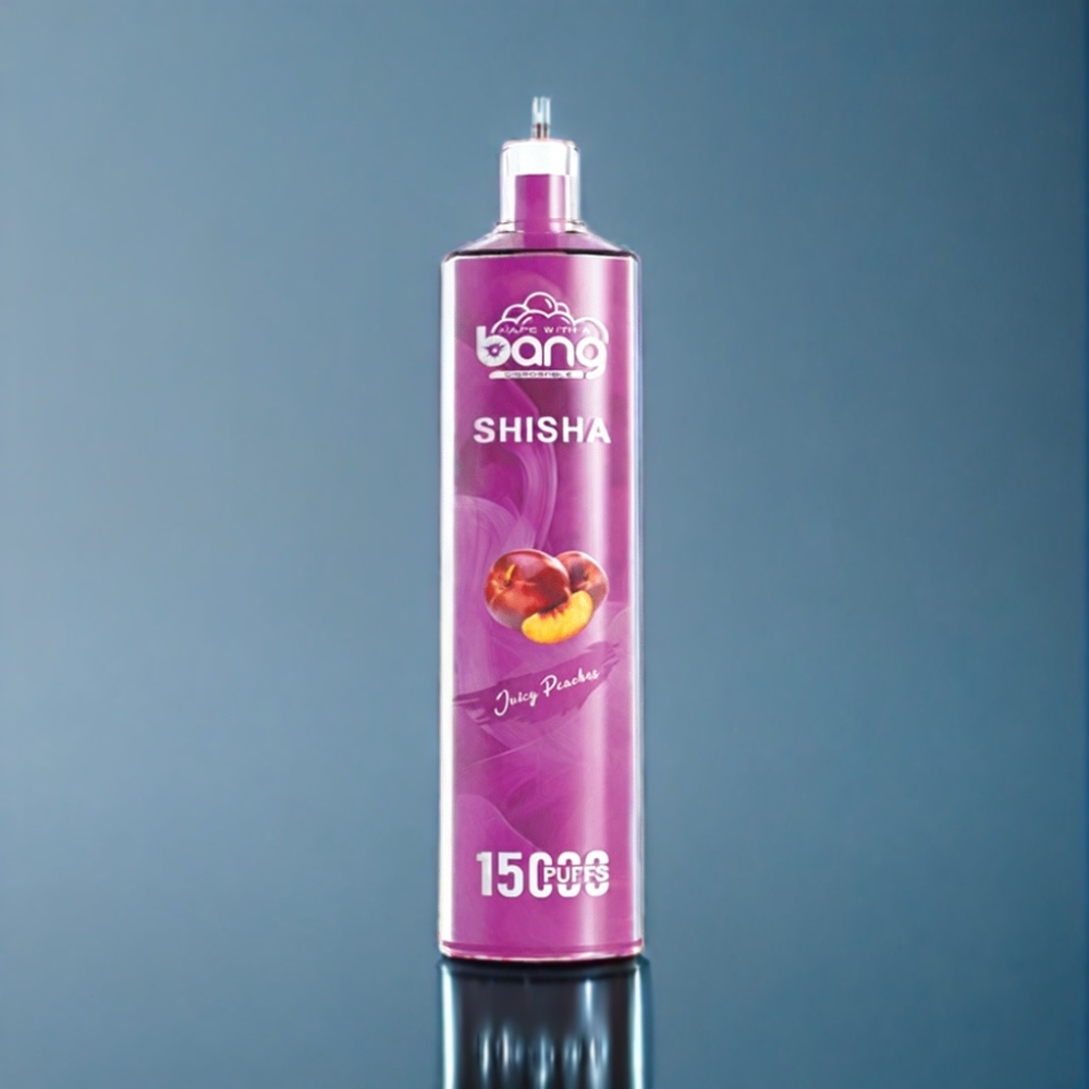 Bang Shisha Familjen 15000 Puffs Engros Danmark Juicy Peaches Type-C