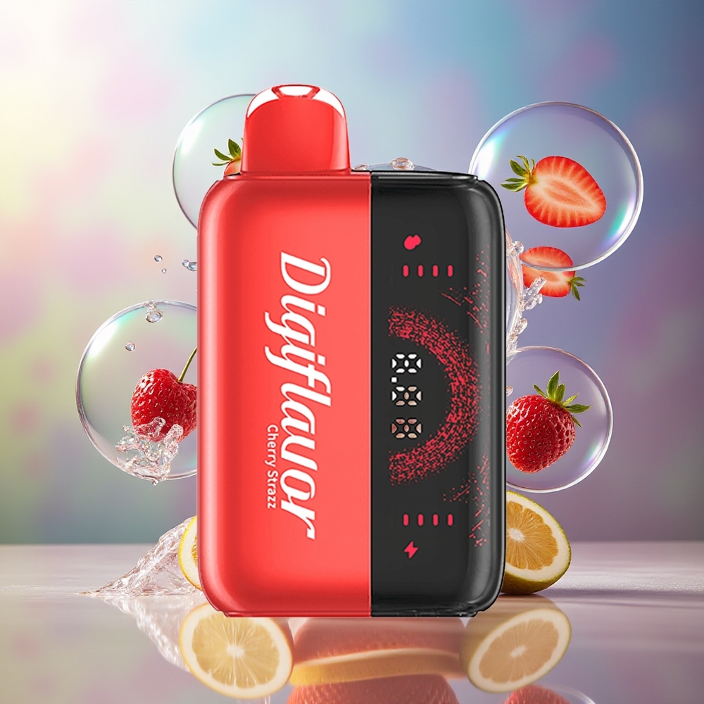 Digiflavor BRK 20000 Puffs To Pustemåder Engros Danmark Kirsebær Strazz