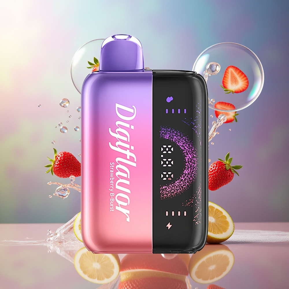 Digiflavor BRK 20000 Pust Engros Danmark Jordbær B Eksplosion 5% 200mAh
