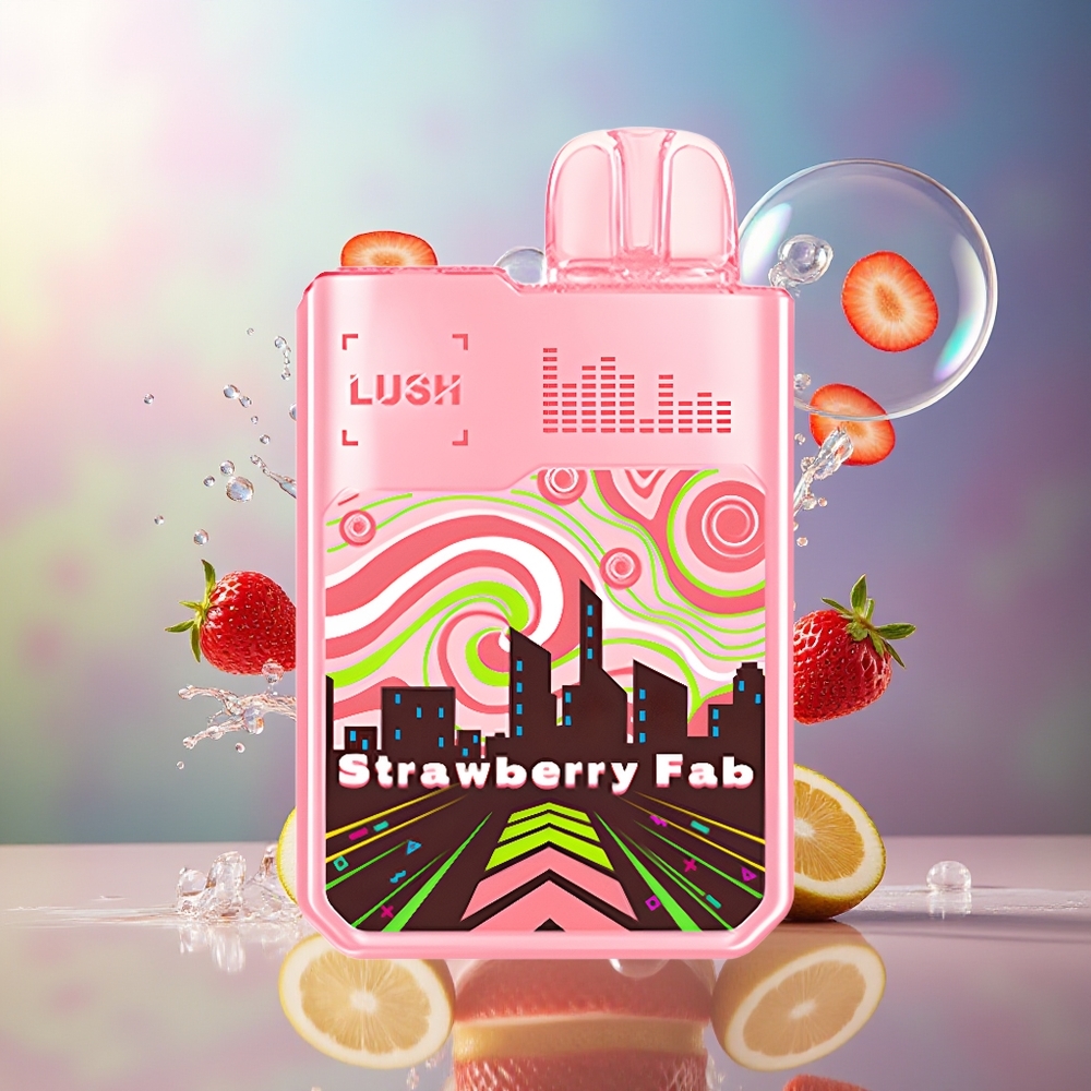 Digiflavor Geekbar LUSH 20000 Puffs 5% Nikotin Jordbær Fab Engros Danmark