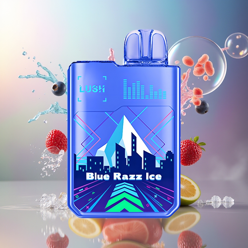 Digiflavor Geekbar LUSH 20000 Puffs Blåbær Fab 820Mah Engros Danmark