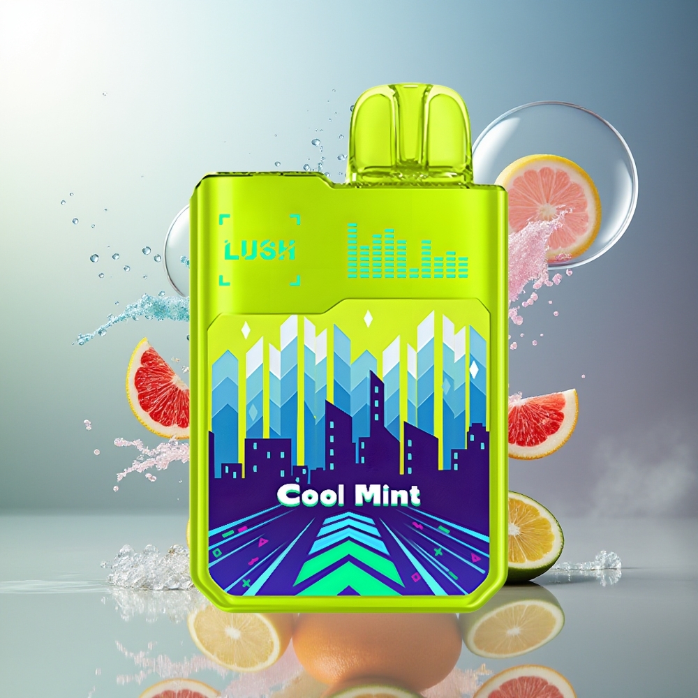 Digiflavor Geekbar LUSH 20000 Puffs Dual-Mesh Coils Kølig Mynte Engros Danmark