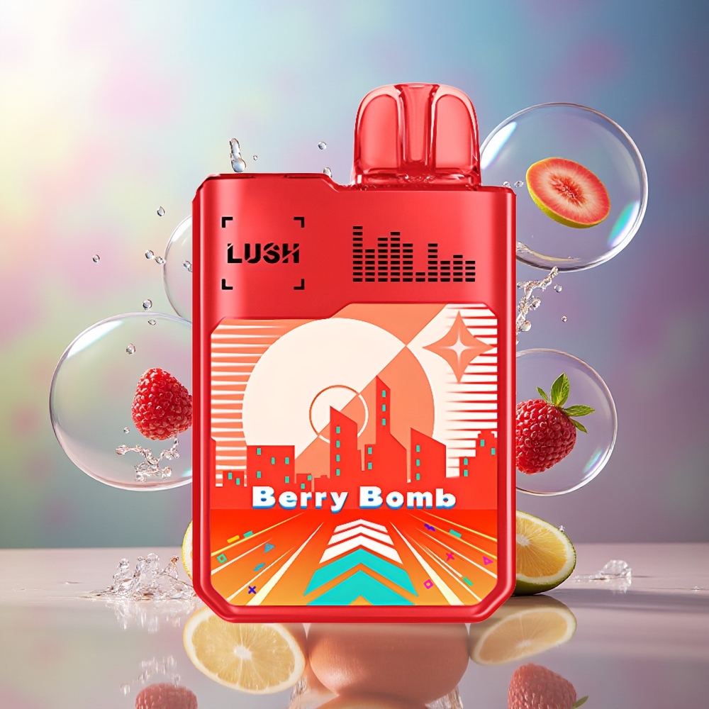Digiflavor Geekbar LUSH 20000 Puffs Dual-Mesh Engros Danmark Bær Bombe