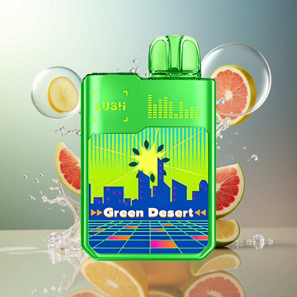 Digiflavor Geekbar LUSH 20000 Puffs Dual-Mesh Engros Danmark Grøn Ørken