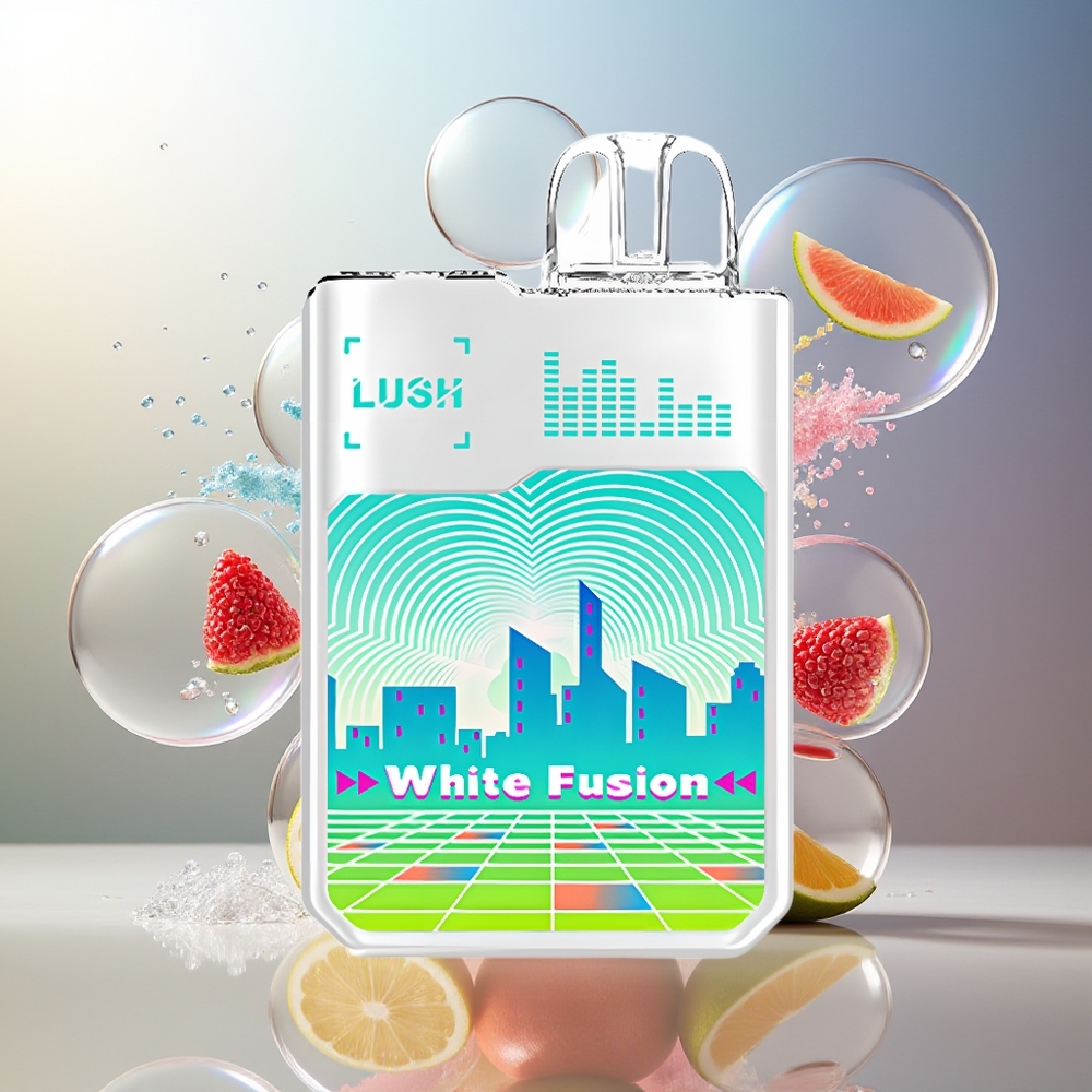 Digiflavor Geekbar LUSH 20000 Puffs Dual-Mesh Engros Danmark Hvid Fusion