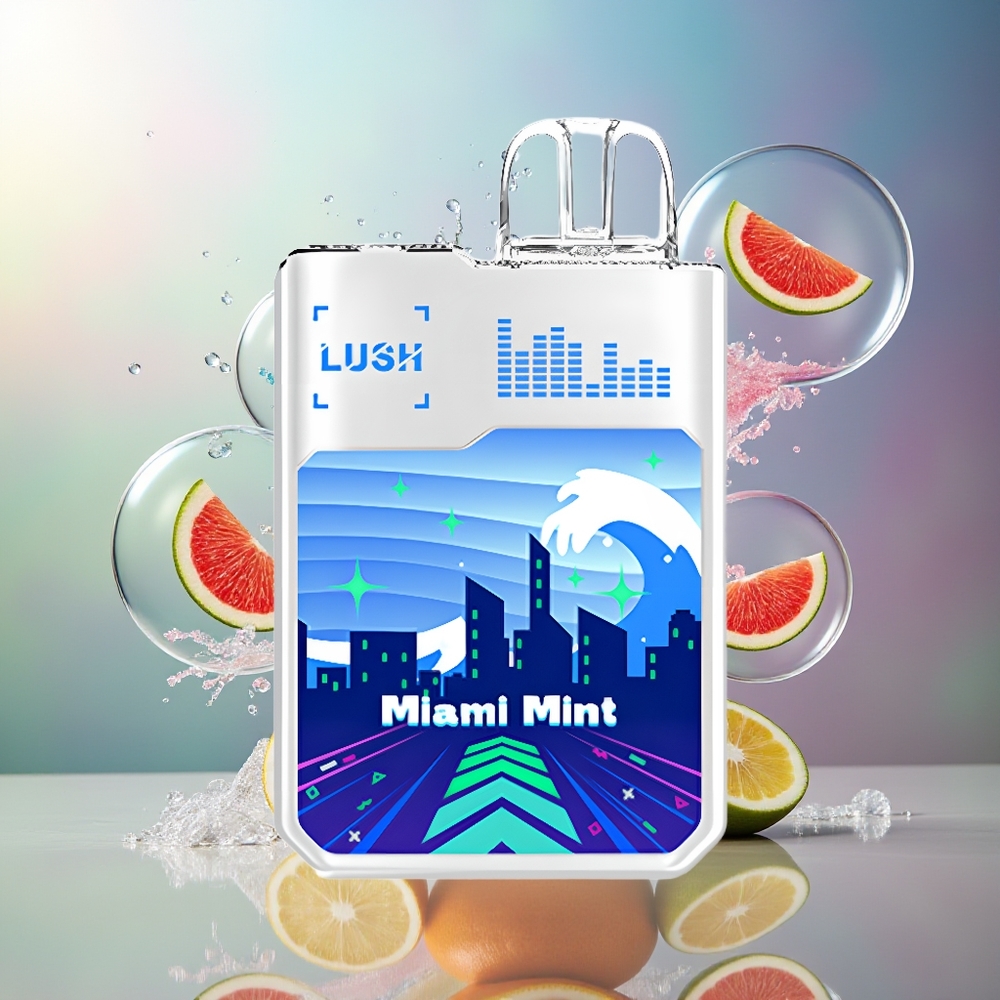 Digiflavor Geekbar LUSH 20000 Puffs Dual-Mesh Miami Mynte Engros Danmark
