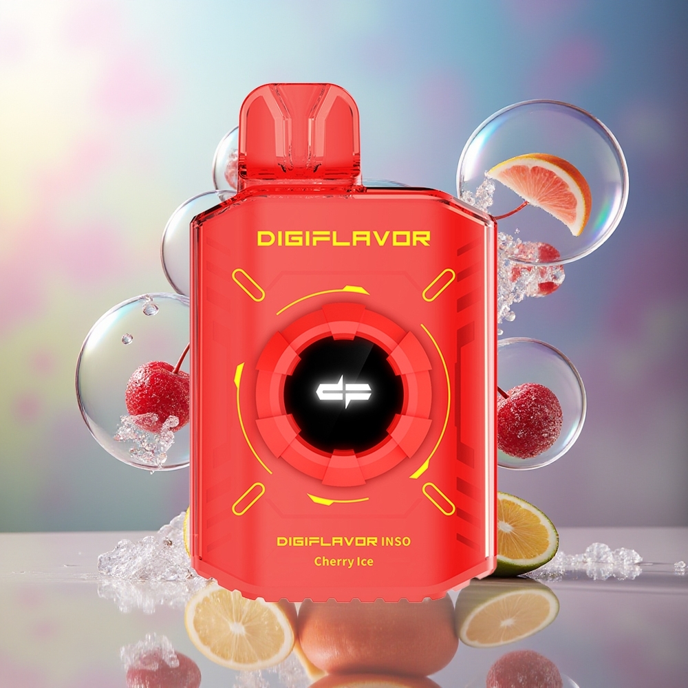 Digiflavor INSO 700 Mund Dual-Mesh Engros Danmark Kirsebær Is