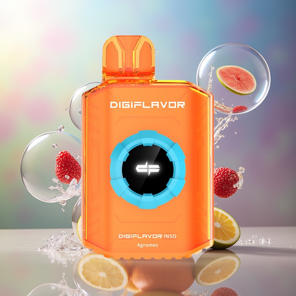 Digiflavor INSO 700 Puffs Dual-Mesh Engros Danmark Engangsdamp Citrus