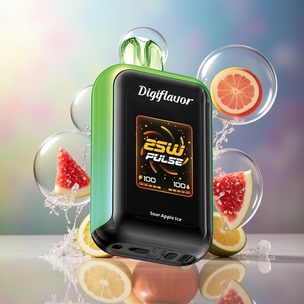 Digiflavor SKY 25000 Puffs 16.0 mL Engros Danmark Sur Æble Is
